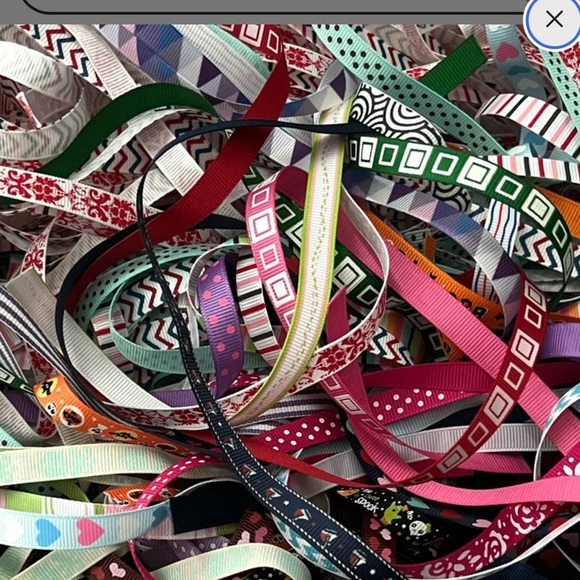 HUGE HOLIDAY & MORE bundle of ribbon- FULL Rolls/partials/+ misc holiday items - Picture 4 of 4